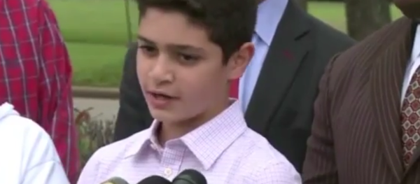 Terörist olmakla suçlanan 12 yaşındaki Müslüman öğrenci Waleed Abushaaban - Sputnik Türkiye