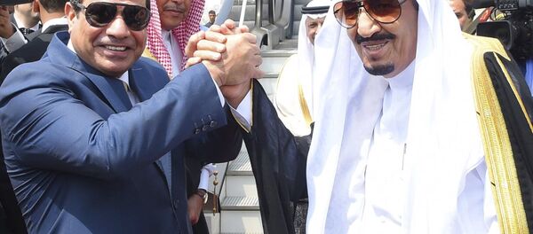 Suudi Arabistan Kralı Selman bin Abdülaziz el Suud - Mısır Cumhurbaşkanı Abdulfettah el Sisi - Sputnik Türkiye