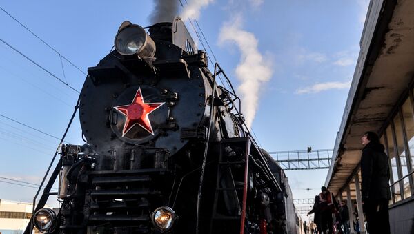 Novgorod'da turistik vintage tren - Sputnik Türkiye