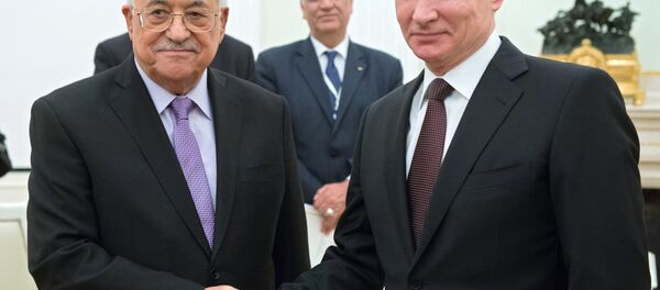 Rusya Devlet Başkanı Vladimir Putin - Filistin Yönetimi lideri Mahmud Abbas - Sputnik Türkiye