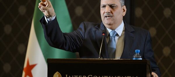 Suudi Arabistan destekli Suriyeli muhaliflerin oluşturduğu Yüksek Müzakere Komitesi’nin Başkanı Riyad Hicab - Sputnik Türkiye