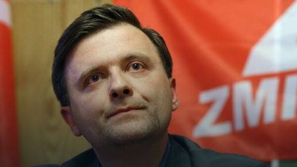 Zmiana Partisi'nin lideri Mateusz Piskorski - Sputnik Türkiye