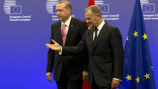 Recep Tayyip Erdoğan - Donald Tusk - Sputnik Türkiye