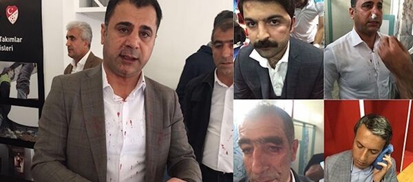 Amedspor Kulübü yöneticileri, MKE Ankaragücü maçının ardından darp edildi. Amedspor Kulübü yöneticileri, MKE Ankaragücü maçının ardından darp edildi. - Sputnik Türkiye