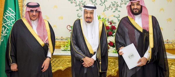 Suudi Arabistan Kralı Selman - Veliaht Prensi Muhammed bin Nayif - Veliaht Prensi Muhammed bin Selman - Sputnik Türkiye