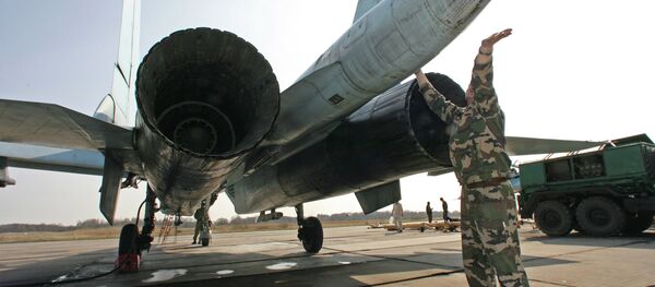 The Baltic Fleet Su-27 fighter squadron - Sputnik Türkiye