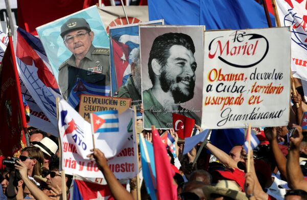 Havana'da 1 Mayıs - Sputnik Türkiye