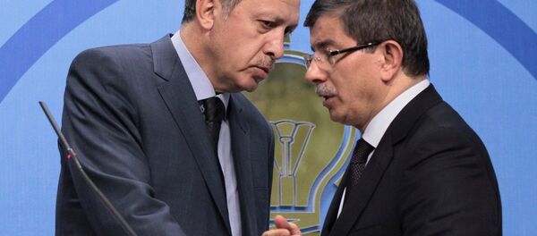 Recep Tayyip Erdoğan - Ahmet Davutoğlu - Sputnik Türkiye