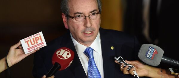 Brezilya’da görevden alınan Meclis Başkanı Eduardo Cunha - Sputnik Türkiye