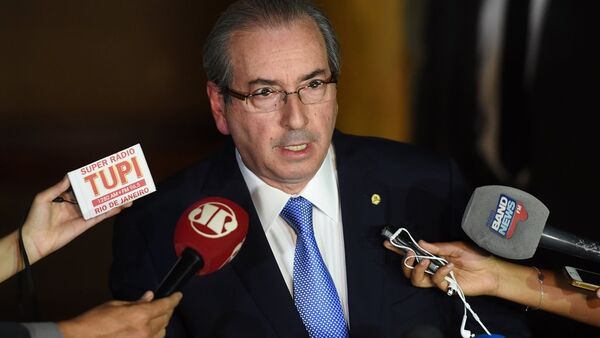 Brezilya’da görevden alınan Meclis Başkanı Eduardo Cunha - Sputnik Türkiye