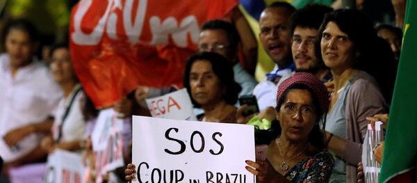 Brezilya'da Devlet Başkanı Dilma Rousseff yanlısı gösteriler - Sputnik Türkiye