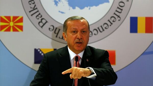 Cumhurbaşkanı Recep Tayyip Erdoğan, ‘10. Balkan Ülkeleri Genelkurmay Başkanları Konferansı’nın açılışında konuştu. - Sputnik Türkiye