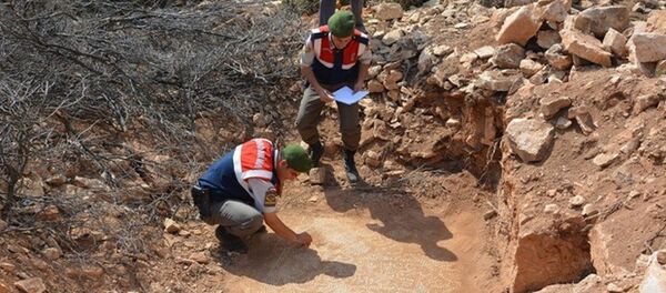 Kaçak kazı alanında Bizans kilisesi ve yerleşim yeri bulundu Kaçak kazı alanında Bizans kilisesi ve yerleşim yeri bulundu - Sputnik Türkiye