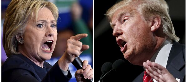 Demokrat Hillary Clinton ve Cumhuriyetçi Donald Trump - Sputnik Türkiye