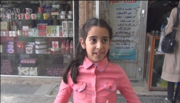 Suriyeli çocuk Zena İd - Sputnik Türkiye