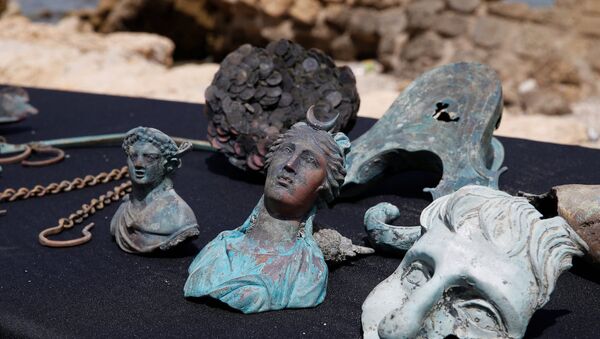 İsrail açıklarında Geç Roma İmparatorluk Dönemi sırasında batan bir ticaret gemisinin kalıntıları bulundu. - Sputnik Türkiye