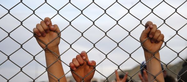 Nizip'teki sığınmacı kampındaki çocuklar. - Sputnik Türkiye