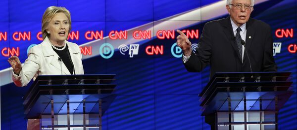 Hillary Clinton- Bernie Sanders - Sputnik Türkiye