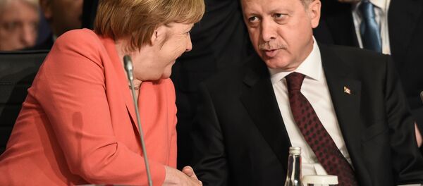 Angela Merkel - Recep Tayyip Erdoğan Angela Merkel - Recep Tayyip Erdoğan - Sputnik Türkiye