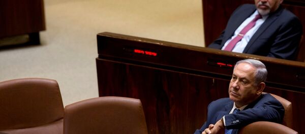 Benyamin Netanyahu - Avigdor Lieberman Benyamin Netanyahu - Avigdor Lieberman - Sputnik Türkiye