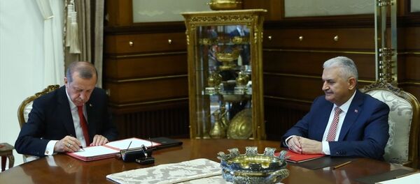 Binali Yıldırım - Recep Tayyip Erdoğan - Sputnik Türkiye