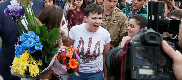 Ukraynalı pilot Nadejda Savçenko - Sputnik Türkiye