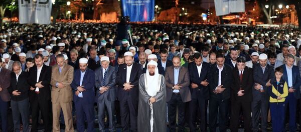 Ayasofya'da sabah namazı - Sputnik Türkiye