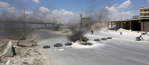 Şam-Halep otoyolu. - Sputnik Türkiye