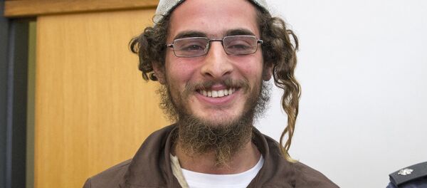 Filistinli ailenin evini kundaklamakla suçlanan Meir Ettinger. - Sputnik Türkiye