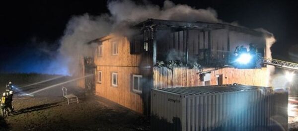 Avusturya sığınmacı evi kundaklama - Sputnik Türkiye