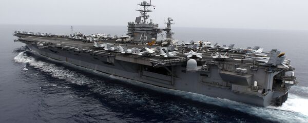 ABD’nin Akdeniz’deki savaş gemisi USS Harry S Truman. - Sputnik Türkiye