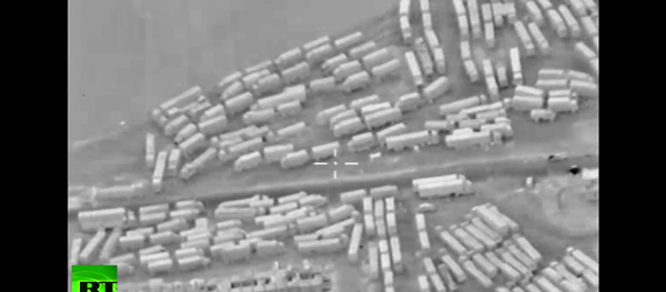 Rus İHA’sı Türkiye’den Suriye’ye silah taşıyan TIR’ları görüntüledi. - Sputnik Türkiye