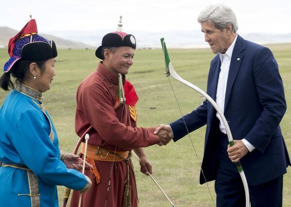 John Kerry - Moğolistan - Sputnik Türkiye