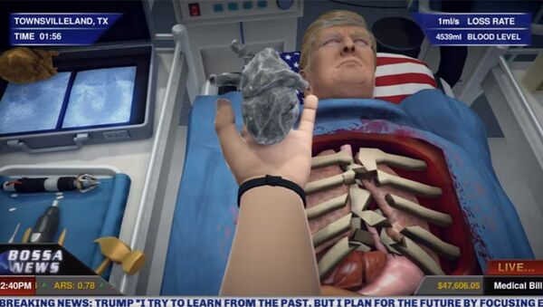 İngiltere merkezli video oyun geliştiricisi Bossa Studios, Donald Trump’ın ameliyat edildiği bir oyun simülasyonu geliştirdi. - Sputnik Türkiye