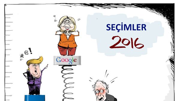 Google ve Clinton arasıdaki bir 'Al gülüm ver gülüm' meselesi - Sputnik Türkiye