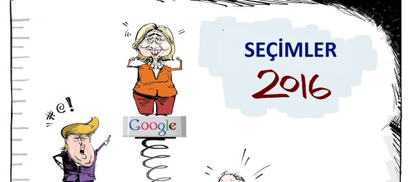 Google ve Clinton arasıdaki bir 'Al gülüm ver gülüm' meselesi - Sputnik Türkiye