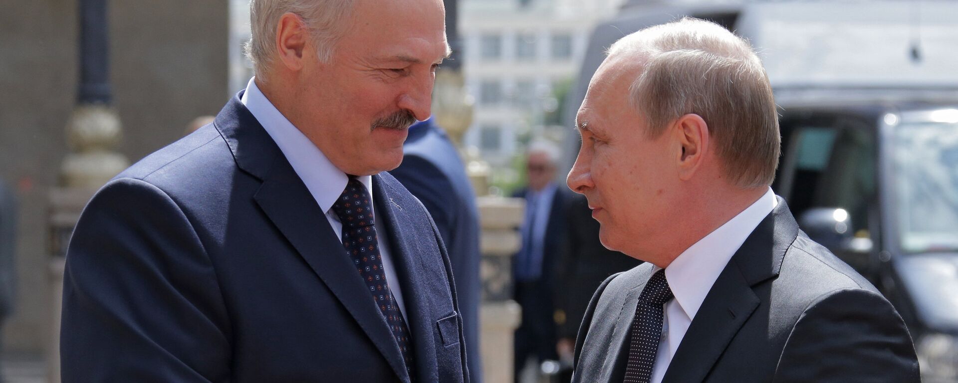 Rusya Devlet Başkanı Vladimir Putin- Belarus Devlet Başkanı Aleksandr Lukaşenko - Sputnik Türkiye, 1920, 02.04.2023