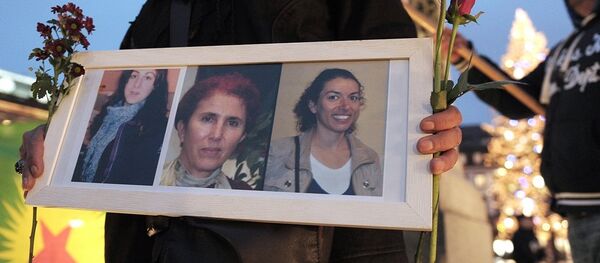 Sakine Cansız, Fidan Doğan ve Leyla Söylemez Sakine Cansız, Fidan Doğan ve Leyla Söylemez - Sputnik Türkiye