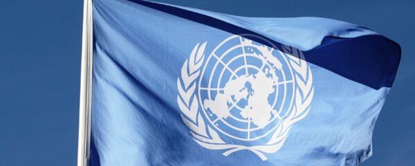 Birleşmiş Milletler bayrağı Birleşmiş Milletler bayrağı - Sputnik Türkiye