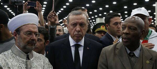 Recep Tayyip Erdoğan - Mehmet Görmez - Sputnik Türkiye