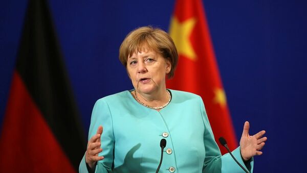 Almanya Başbakanı Angela Merkel Çin'de - Sputnik Türkiye