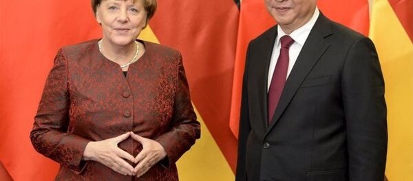 Almanya Başbakanı Angela Merkel- Çin lideri Şi Cinping - Sputnik Türkiye