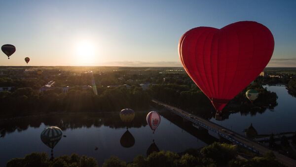 21. Uluslararası Balon Festivali Rusya'da yapıldı - Sputnik Türkiye