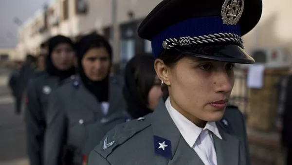 Afganistan kadın polis - Sputnik Türkiye