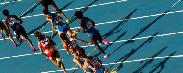 Dünya Atletizm Şampiyonası'nda koşan kadın atletler. Dünya Atletizm Şampiyonası'nda koşan kadın atletler. - Sputnik Türkiye