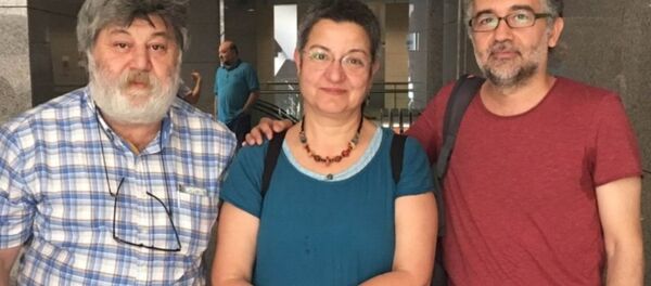 Şebnem Korur Fincancı, Ahmet Nesin ve Erol Önderoğlu - Sputnik Türkiye