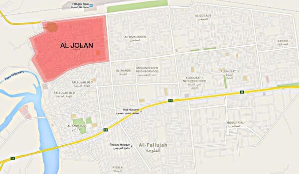 Felluce haritası - Sputnik Türkiye