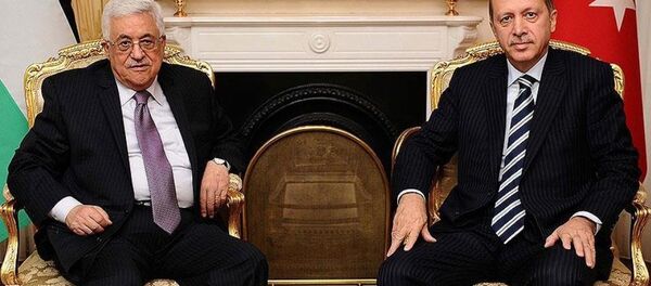 Cumhurbaşkanı Recep Tayyip Erdoğan ve Filistin Devlet Başkanı Mahmud Abbas - Sputnik Türkiye