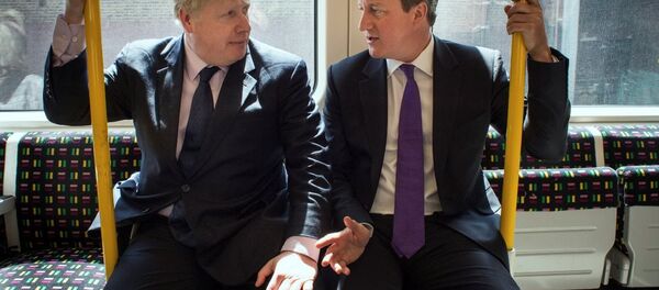 Boris Johnson - David Cameron  - Sputnik Türkiye