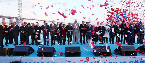 Osmangazi Köprüsü açılış töreni. - Sputnik Türkiye